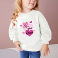 thumbnail image 5 of Herrnalise Toddler Girls Valentine's Day Sweatshirts Crewneck Hoodies Long Sleeve Collage T Shirts Kids Pullover Tops 2-10 Years, 5 of 5