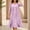 Pink, variant on Wovilon Women's 2-Piece Chiffon Midi Dress Set with Open Front Cardigan and Sleeveless Round Neck Tank Dress, Elegant Layered Outfit for Vacation and Daily Wear
