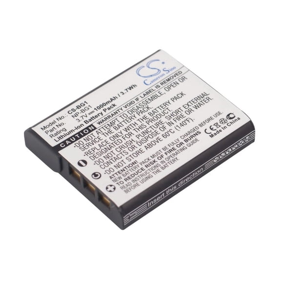Replacement Battery For Sony 3.7v 1000mAh Camera Battery