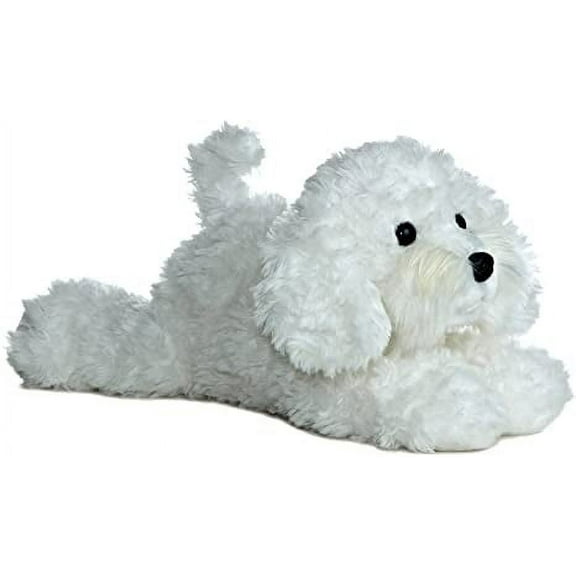 Aurora - Medium White Flopsie - 12" Bonita - Adorable Stuffed Animal