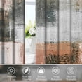 thumbnail image 6 of Dashan Brown Grey Abstract Blackout Curtains for Bedroom Living Room Decor Grommet Window Drapes 42x63 Inch,2 Panels, 6 of 7