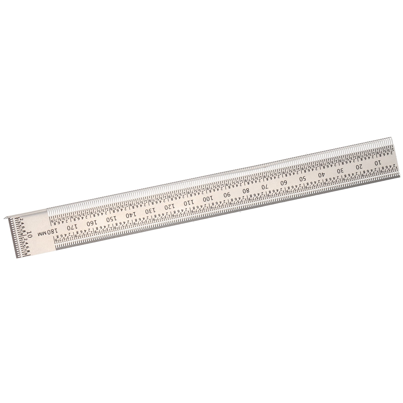 Regla Tipo T De Aluminio Para Carpintería - 11,8 Pulgadas (30 Cm), Con Vernier Y Bloqueo, Profesional
