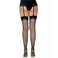 thumbnail image 4 of Women's Sheer Stockings with Back Seam,Black, One Size, 4 of 5