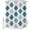 Blue, variant on Small Stall Shower Curtain 36x72 Inch Narrow Half Size Yellow Orange Moroccan Bath Curtains Bathroom Decor, Vintage Boho Geometric Pattern Gray Waterproof Fabric Shower Curtain Set with Hooks 36 Inch
