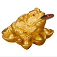 thumbnail image 3 of 2 Pieces Three-legged Wealth Frog, , Money , Feng Shui Decoration Lucky Charms For Prosperity And Luck Zulema Decoración de Feng Shui chino, 3 of 8