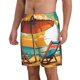 thumbnail image 2 of Balery Vintage Beach Sunset Traje de Baño Estilo Hawaiano para Hombre, Shorts de Secado Rápido con Bolsillos-XX-Large, 2 of 6