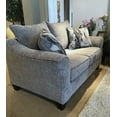 thumbnail image 5 of Roundhill Furniture Camero Platinum Fabric Pillowback Loveseat, 5 of 9