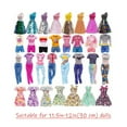 thumbnail image 4 of 10 Sets Doll Clothes for 11.5-12 Inch Dolls - Fashion Dresses & Casual Outfits, 4 of 8