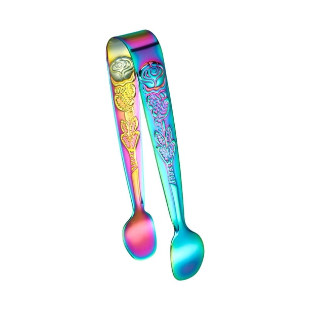 Pinzas de Cocina de Acero Inoxidable BLESIY Colorido Vistoso