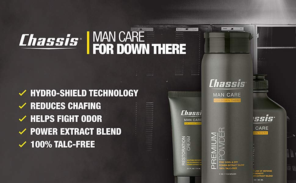 Chassis Premium Powder Original Fresh Scent, 4 oz