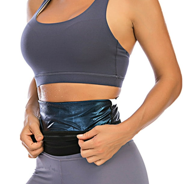 Cheers Sweating Fat Burning Weight Loss Wrap Belly Waist Trainer Slimming  Belt Shapewear for Sauna