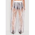 thumbnail image 4 of Women's Contrast Ruffle Trim Organza Pants, 4 of 4