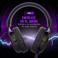thumbnail image 4 of Audífonos Gamer Binden MH82 Micrófono Desmontable Ligeros FAN-MH82, 4 of 5