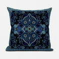 thumbnail image 3 of Floral Paisley Indoor/Outdoor Pillow with Removable Cover in Blue Yellow18x18, 3 of 5