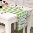 thumbnail image 2 of Easter Table Runners 13x70 Inches  Bunny Gnomes Linen Burlap Happy Easter Table Runners for Kitchen Holiday Party, 2 of 4