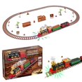 thumbnail image 1 of ziyahi Easy To Assemble Electric Christmas Train Toy Set For Kids Safety First Easy To Operate Steam Train, 1 of 6
