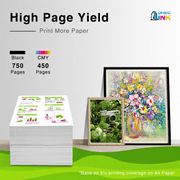 65XL Ink Cartridge Compatible for HP 65 Ink Cartridge for HP Ink 65 for Envy 5055 DeskJet 3772 3755 Printer Ink (2 Pack)