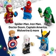 LEGO Marvel Advent Calendar 2026 - Christmas Advent Calendar for Kids, Ages 6+ - Family Holiday Activity - Includes Festive Marvel Minifigures - 76340
