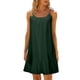 thumbnail image 1 of Mini vestido camisola sin mangas y sin espalda para mujer, para la playa, de poliéster, con volantes en el dobladillo, para cubrir el bikini, para llevar en vacaciones y en fiestas en la piscina., 1 of 8