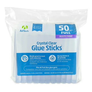 AdTech Premiere Hot Glue Gun Sticks, Full Size, 20 Count, Clear