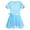 Sky Blue, variant on Yartina Kids Girls Short Sleeves Ballet Dance Gymnastics Leotard Clothing with Tied Skirt Pink 3XL