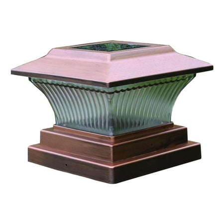

Aousin Solar Power LED Pillar Lamp Outdoor Garden Fence Light (Warm Light Gold)