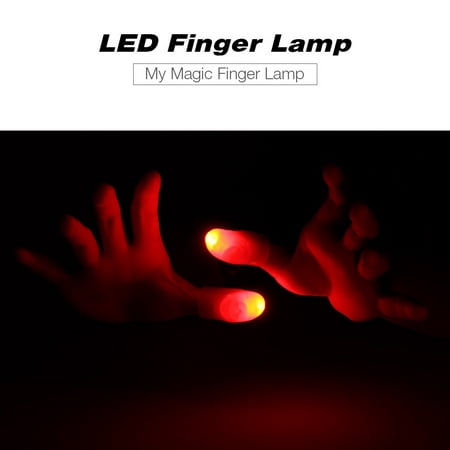 LED Finger Lamp Thumbs Light Magic Light Up Finger Magic Trick Fake