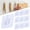D1_1010pc Clear 6x6cm, variant on WUXIAB Adhesive Wall Hooks,command wall hooks,hooks for hanging,command hooks heavy duty,sticky hooks for walls no damage,picture hanging hooks,shower hooks for shower,wall hangers without nails