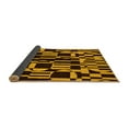 thumbnail image 2 of Ahgly Company Indoor Square Abstract Yellow Modern Area Rugs, 8' Square, 2 of 4