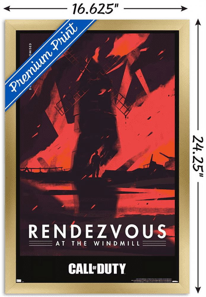 Call of Duty: Vanguard - Rendezvous Wall Poster, 14.725" x 22.375", Framed