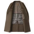 thumbnail image 3 of Chaqueta de plumón de lana para hombre 2024, larga, de diseñador de lujo, parka desmontable, resistente al viento, relleno de lujo, plumón de ganso, ligera, 3 of 3