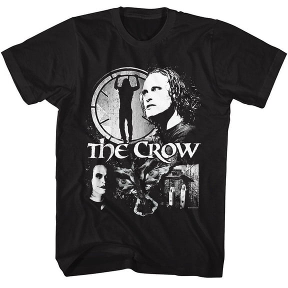 The Crow Collage Black Adult T-Shirt