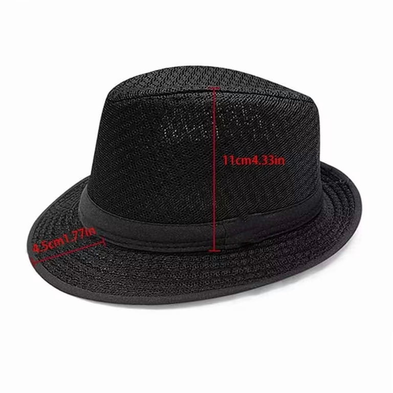 Pork Pie Hats for Men Summer Unisex Breathable Mesh Cap  display picture 1