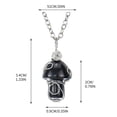 thumbnail image 2 of Under 10! Gmogad Mushroom Necklace for Women, 925 Sterling Silver Mushroom Crystal Pendant Necklace Colorful Stone Mushroom Choker, Vintage Natural Crystal Pendant, 2 of 2