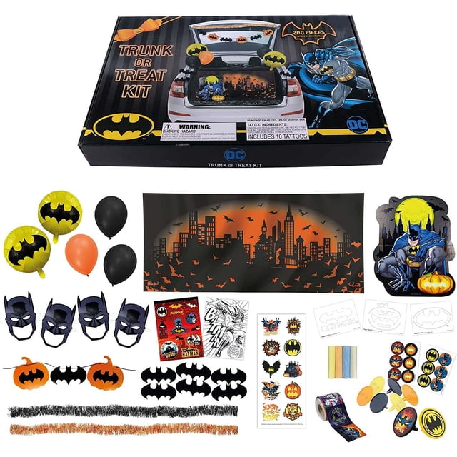 Kit de baúl o golosinas de Batman