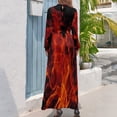 thumbnail image 3 of Vestido largo de fuego vestidos de noche de lujo para mujeres 2024 Vestidos largos con velo, 3 of 5