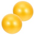 thumbnail image 3 of OUNONA 2Pcs Orange Round PVC Training Ball for Large Yoga Ball 9.8Inch, 3 of 8