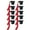 Red, variant on Soumake 10 Pcs Bachelor Cap Ornament Doctor Master Graduation Season Cake Topper Bouquet Decoration Prop with Tassel Lightweight Party Favors Mini Hat Decor