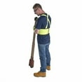 thumbnail image 5 of cordova safety products high visibility back support belt with attached suspenders and adjustable clips - x-large - lime, 5 of 6