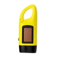 thumbnail image 1 of Linternas Luz solar para acampar Manivela Linternas de emergencia Linternas de supervivencia (Amarillo), 1 of 8