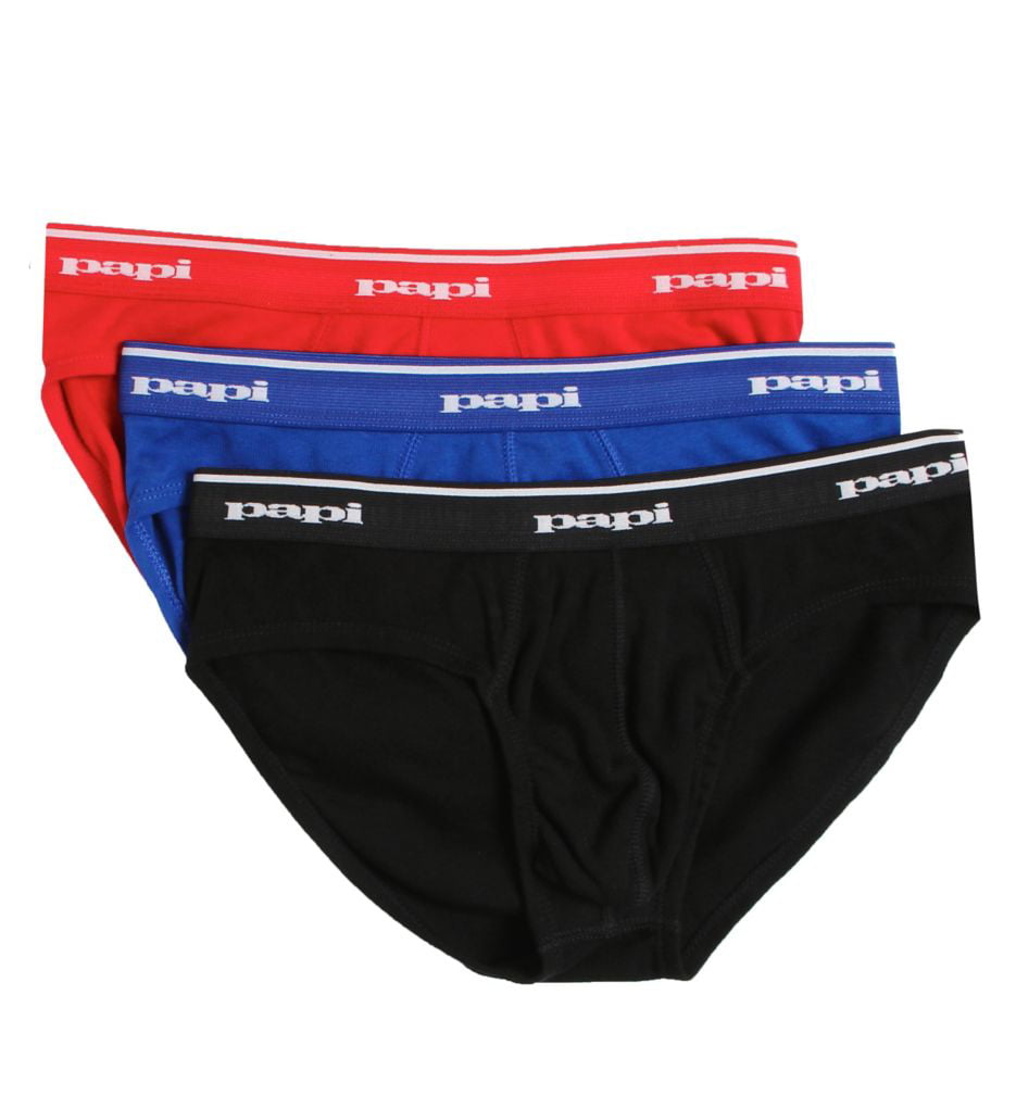 Papi Men's 3 Pack Low Rise Brief Style 554101 