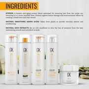 GK Hair Keratin Treatment for Frizzy Hair, 33.8 Fl Oz/1000ml - Smoothing, Moisturizing, Shiny, Formaldehyde-Free