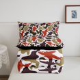 thumbnail image 5 of Manfei Retro Airplane Camo Queen Comforter Set, Vintage Plane Vehicle Comforter Sets Queen, Coyote Brown, Black Reversible, 3 Pieces, 1 Comforter and 2 Pillowcases, 5 of 7