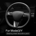 thumbnail image 5 of For Y 2017-2020 Real Carbon Fiber Steering Wheel Protective Frame Patch Trim, 5 of 5