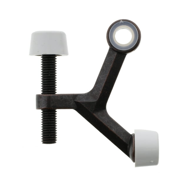 Bulldog Hardware Hinge Pin Mounted Doorstop, Oil Rubbed Bronze