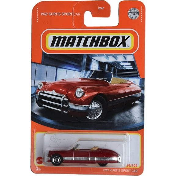 Matchbox 1949 Kurtis Sport Car, red 28/102