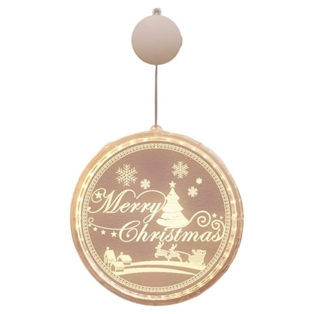 

3D Christmas Hanging Lamp Energy-Efficient LED Light Set for Wall Pathway Patio Bedroom Snowflake 16cm