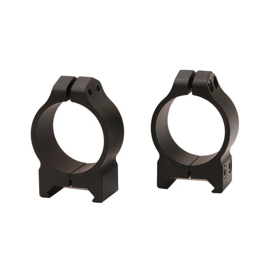 Warne Maxima 30mm Low Fixed Steel Scope Rings, Matte Black - 213M