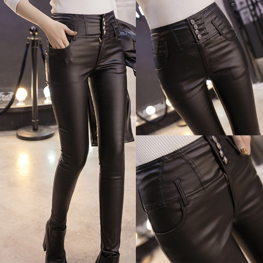 Leather Leggings Pockets