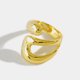 thumbnail image 1 of Anillo de Plata de Ley 925 para mujeres y hombres, joyería fina, ajustable, abierto, Vintage, anillo de oro de moda para fiesta, regalo de cumpleaños, 1 of 2